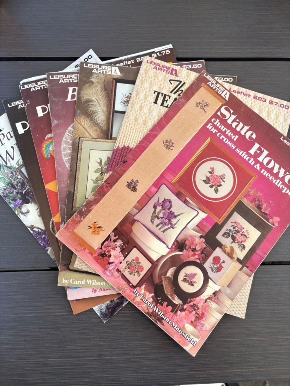 Vintage Floral Cross Stitch Pattern Booklet Set
